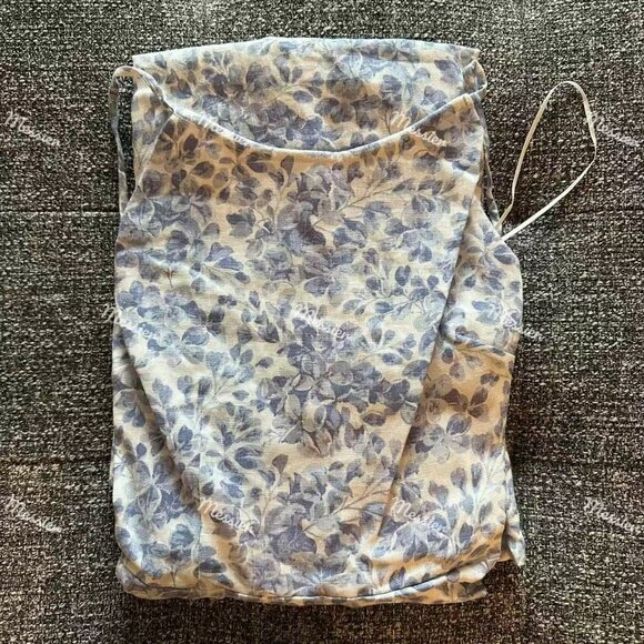 Reformation Yuliy Linen Dress in Chloe Blue - Picture 8 of 11